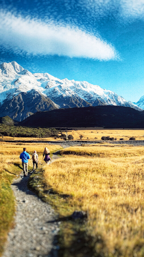 Hiking in New Zealand