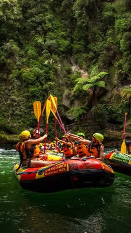 Rafting in New Zealand